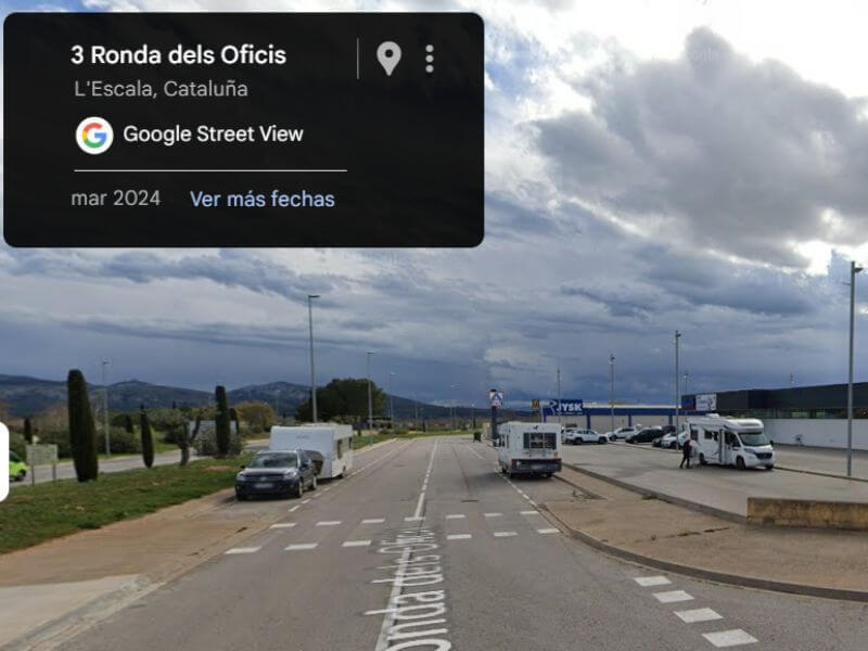 area de autocaravanas costa brava