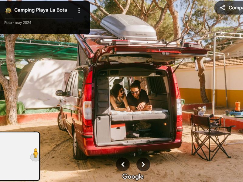 área autocaravanas a pie de playa huelva